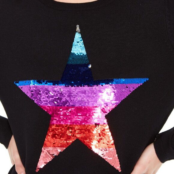 NEW International Concepts Sequin Star Sweater XXL - Picture 2 of 8